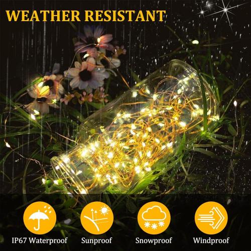 Timer Flashing Led String Fairy Light,2 Pack Mini Battery Powered Copper Wire Starry Lights,Battery Operated Christmas Lights for Bedroom,Parties,Wedding,Gift Decoration(5m/16ft Warm White)