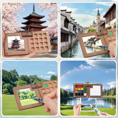 Mini Watercolor Paint Set-24 Color Pocket Watercolor Set