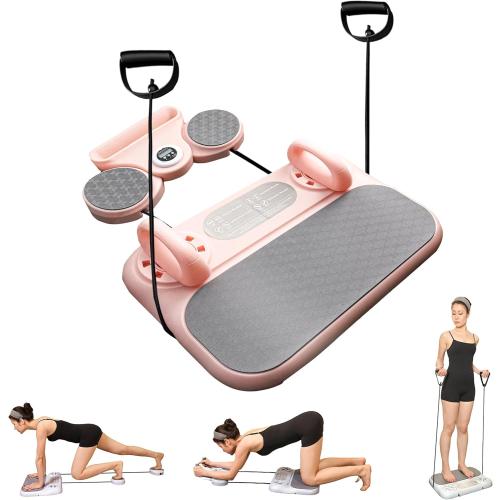 Pilates Board，5in1 Multifunctional Pilates Equipment，Multi-Purpose Foldable Pilates Reformer Board for Home Portable Pilates Machine