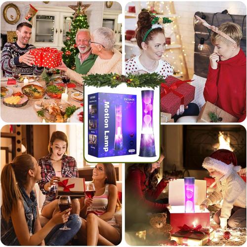 Liquid Motion Lamps - starry sky purple Liquid / White Wax, Beautiful Lamp, Relaxing Light, Night Light , lamps for adults, teenagers children, Bedroom Light Living Room, Novel and Cool Decorations
