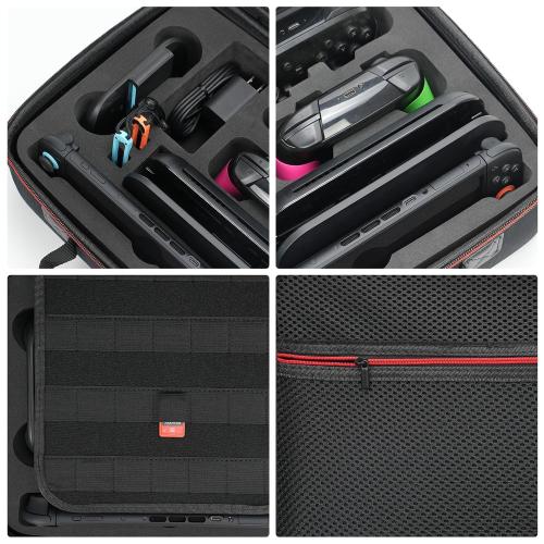 Diocall Carrying Case Compatible with Nintendo Switch 2 2025, Hard Travel Case Fits Switch 2,2 Pro Controllers, Joy Con Grip, Power Adapter and Cables.