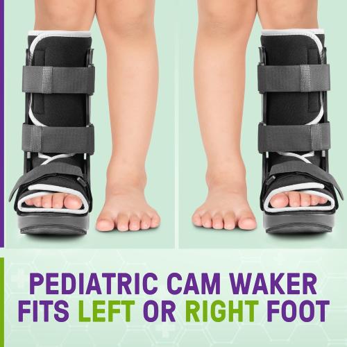 Pediatric Walking Boot For Kids - Sprained Ankle Pediatric Ankle Brace - Kids Walking Boot - Fits Children Ages 6.5-8 Years Old