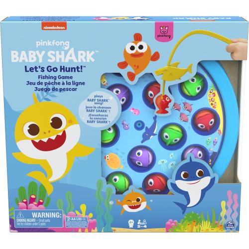 Spin Master Cardinal Games 6054916 Baby Shark Gone Fishing Game, Multi Colour, Ages 4