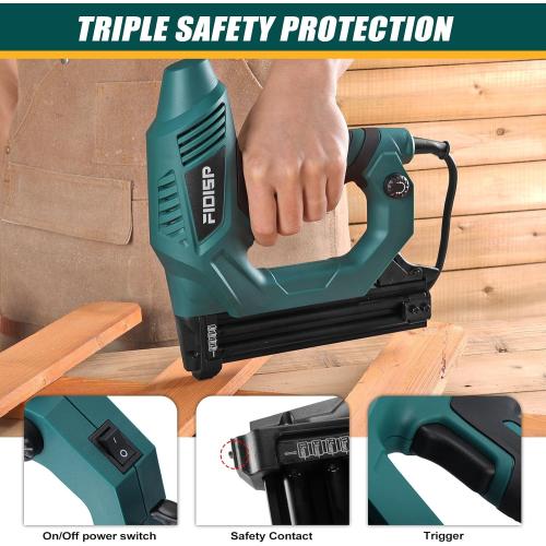 FIDISP Electric Nail Gun 18 Gauge Heavy-Duty 2 in 1 Brad Nailer