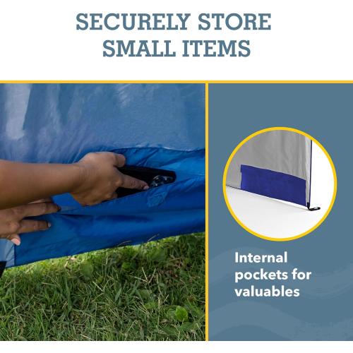 Sport-Brella Super-Brella SPF 50  Sun and Rain Canopy Umbrella for Camping