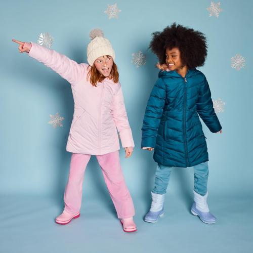 Lands' End Waterproof Kids Snow Boots - Insulated Warm Fleece Lined Winter Boots for Toddlers,Boys Size 8