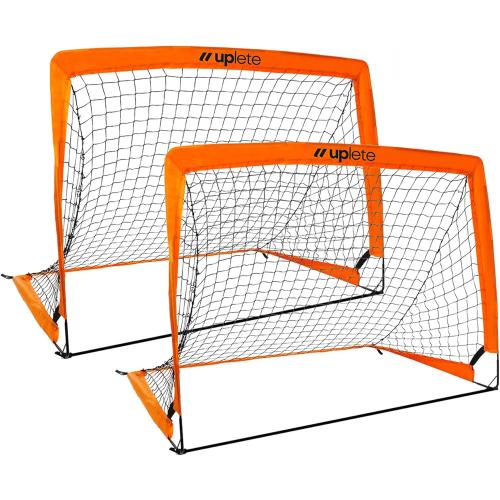 Portable Soccer Goals – Set of 2 & with Accessories | Durable, Easy-to-Set-Up Kids Soccer Nets for Backyard & Outdoor Play | Ideal Gift for Young Soccer Players