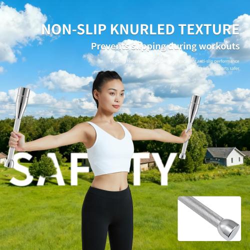 Adjustable Macebell & Pure Steel Barbell Set (6.5‑35 lbs) – 6‑in‑1 Indian Clubs & Barbell Kit for Full Body, Grip, Shoulder Training – Home Gym Strength Equipment with Anti‑Slip Grips