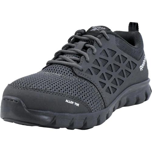 Reebok Men's Rb4041 Sublite Cushion Safety Toe Athletic Work Shoe Black - size 15