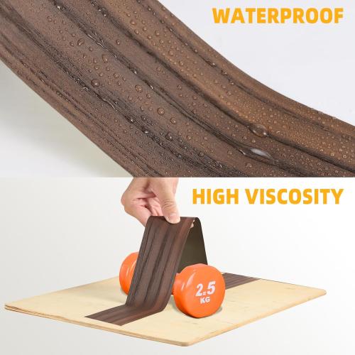 GSCIT Club Wood Grain Repair Tape, 24 inch X 15ft Self Adhesive Marble Grain Repair Patch for Tables, Chairs, Baseboards, Doors, Windows, Floors, Handicraft DIY.