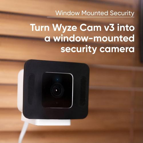 Set of 3 Wyze Offical: Window Mount for Wyze Cam OG, v3, v3 Pro, v4