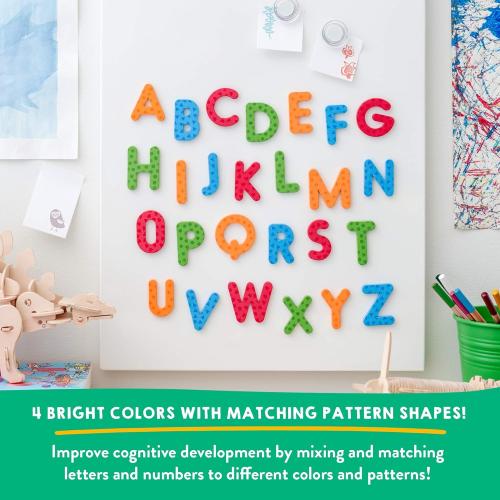 Magic Scholars ABC Magnetic Letters for Toddlers (3  Years) 130 Pcs Alphabet Magnets and Magnetic Numbers Gift Set, Large Letter Magnets for Fridge, ABC Magnets Educational Toy