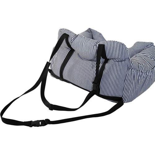 BLOBLO Dog Car Seat Pet Booster Seat Travel Safety Dog Bed for Car with Storage Pocket