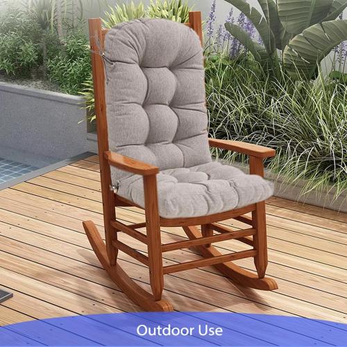 Adirondack Chair Cushion, High Back Patio Outdoor Seat Chair Cushion 49x20in -Tan/Taupe