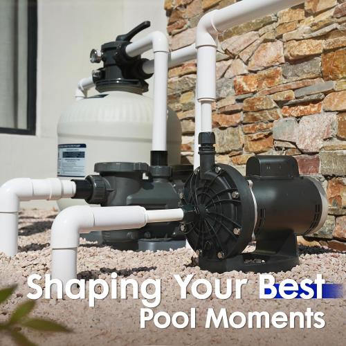 Aquastrong PB4-60 Pool Booster Pump, Pure Copper Motor, 3/4 HP, Dual Voltage 115V/230V, Low Noise, Wide Compatibility, Easy Installation for Pressure-Side Pool Cleaners Vac-Sweep 280, 380, 3900-Black‼️unused‼️