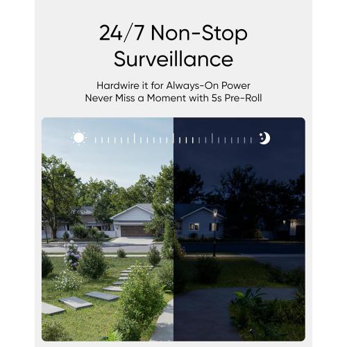 Black eufy Security Video Doorbell Camera C31, 2K FHD Battery or Hardwire Powered(16~24V), Easy to Install, Quick-Release Battery, Live Video Call, 24/7 Recording(Wired), Human & Motion Detection