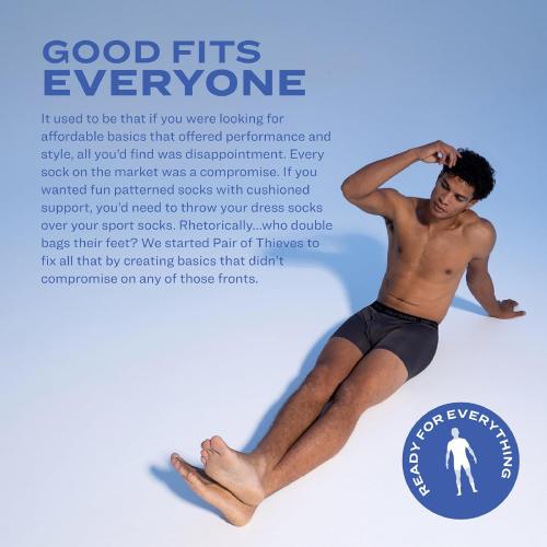 Pair of Thieves Soft Cotton Boxer Briefs for Men Pack (4 & 8 Pack) - Tagless Mens Underwear for All-Day Comfort and Support