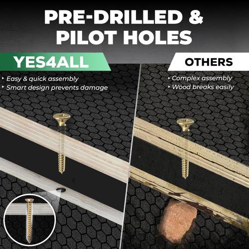 Yes4All 3 in 1 Non-Slip Wooden Plyo Box, Step Up Box for Workout, Plyometric Jump Box for Skipping, Jumping, Lunges, Squats, Dips