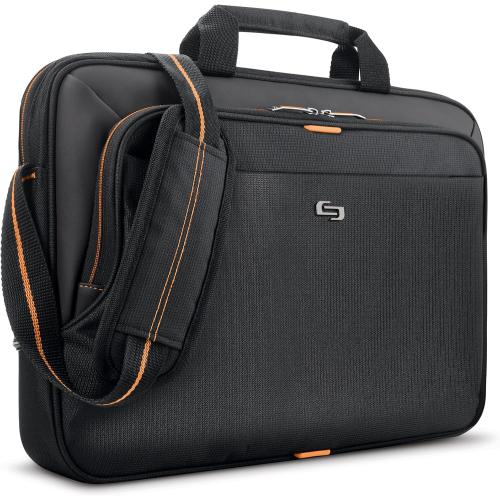 Solo New York Briefcase - Laptop Carrying Bag for Women & Men, Brief for Travel & Work, Adjustable Shoulder Strap - Ace Slim