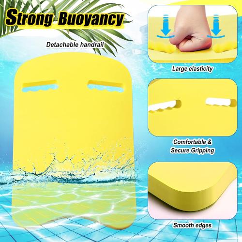 2 Pcs Swimming Kickboard Pull Buoy Set Training Aid Float Pull Buoy Leg Float Swimming Training Equipment Accessories for Hand Leg Adults Children Beginners Exercise Fitness