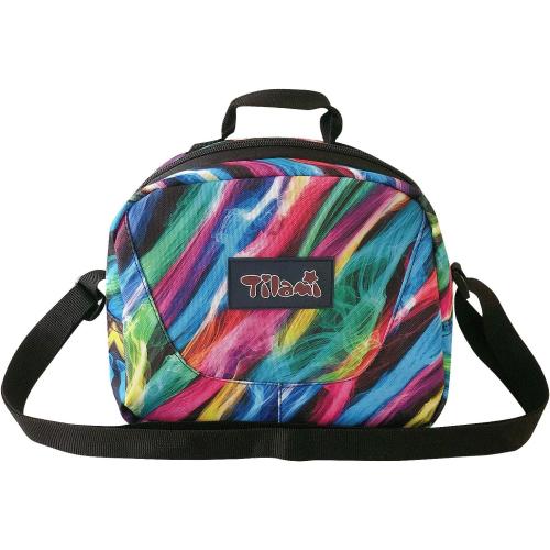 COLOR BLUE AND GREEN Tilami Rolling Backpack Laptop 18 inch with Lunch Bag, Colors