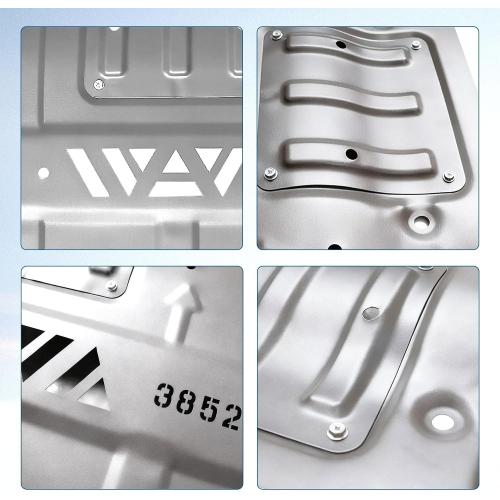 FL3Z-5D032-D Engine Splash Guard Shield Grill Compatible with Ford F-150 2.7L 3.3L 3.5L 5.0L 2015-2022 Lower Front Splash Shield Replace FL3Z-5D032-E FL3Z-5D032-A