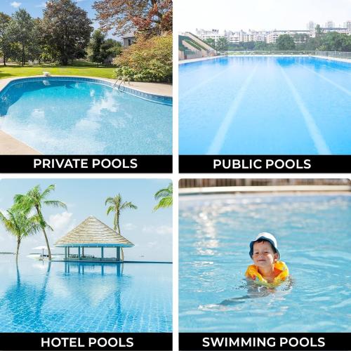 In/Above Ground Pool Pump, High Flow Powerful Self Priming Pool Pump, 2.2HP 6950 GPH 220V