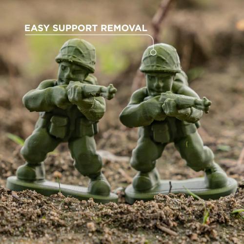 Polymaker Matte PLA Filament, 3D Printer PLA Filament 1.75mm 1kg - PolyTerra 3D Printing PLA Filament, Army Dark Green