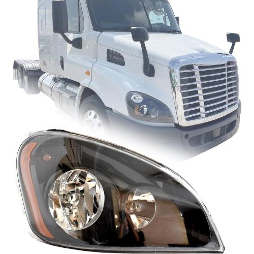 Headlight Replacement for Freightliner Cascadia 2008 2009 2010 2011 2012 2013 2014 2015 2016 2017 Freightliner Cascadia Headlights Cascadia Halogen Headlamp