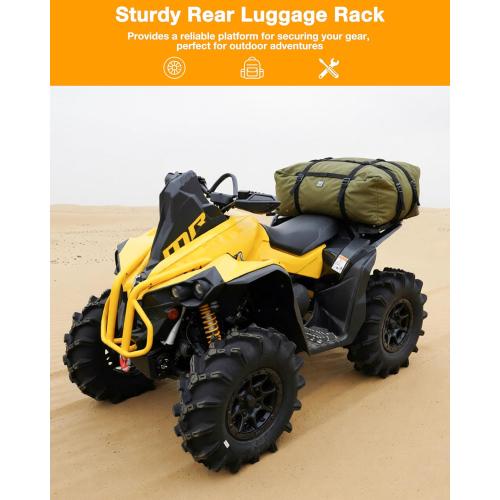 SAUTVS Rear Rack for Can-Am Renegade 500 570 850 1000 R 2012-2020 | Sturdy Platform, Better Load Bearing, HDPE Material, Easy Install, Back Luggage Rack Mount, Replace #715001734