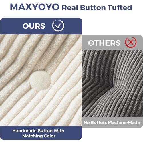 MAXYOYO Folding Sofa Bed, Convertible Sleeper Chair with Pillow Foldable Mattress with Back Support, Portable Fold Out Chair Bed Comfy Floor Sofa Lounge for Living Room Bedroom, Beige, Single