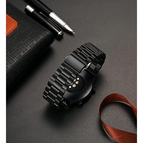 Moran Stainless Steel Watch Band Quick Release Replacement Metal Strap 20mm 22mm for Men Women
