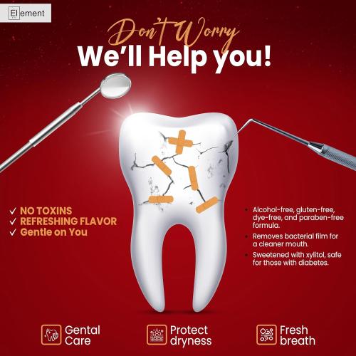 Stannous Fluoride Mouthwash - 10 Fl. Oz. 0.63% Antimicrobial Perio Rinse - Alcohol Free, Dye Free, Paraben Free - Refreshing Flavor (Fruit Punch)