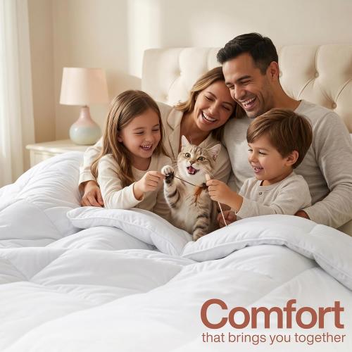 Utopia Bedding White Comforter King Size, Duvet Insert, Down Alternative Comforter