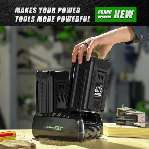 【Upgrade】 DSANKE 60V 5.0Ah Replacement for Greenworks 60V Battery LB60A03 LB60A02 LB60A00 Cordless Power Tool Lithium Ion Battery