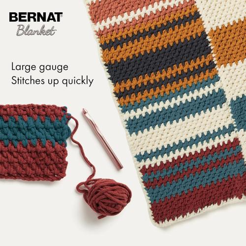 Bernat Blanket BB - 2 Pack of 220 Yards/10.5 oz Surf 100% Polyester Yarn