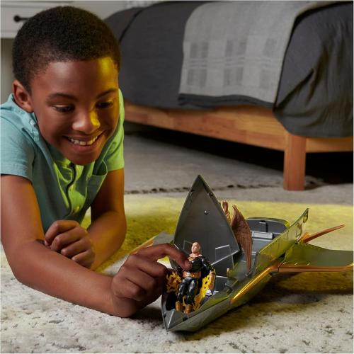 DC Comics, Hawk Cruiser Patrol, , Over 16-inch Wide, First Edition, Super Hero Kids Toys for Boys and Girls Aged 4 and Up