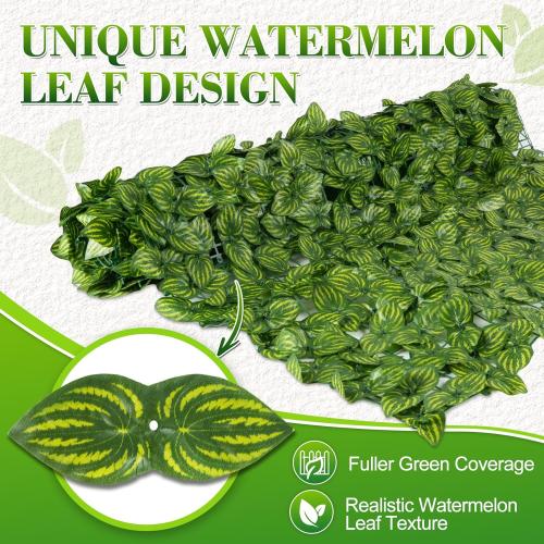 120x40 Artificial Ivy Privacy Fence Screen, Faux Greenery Backdrop Ivy Vine Leaf Hedges Wall Fence Panels Green Wall Decor for Patio, Balcony, Garden, Backyard Indoor Outdoor