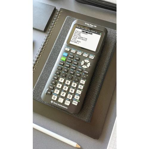 Texas Instruments TI-84 Plus CE Color Graphing Calculator, Black