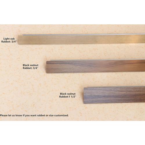 GVS-ART DIY Metal Floating Frame for 36X48 Canvas Size Painting Art ,1.5(3.8cm) Depth, Floater Frame,Mental Frame Kit, Cut to Pieces,Not Include Canvas or Mat Black Walnut Frame
