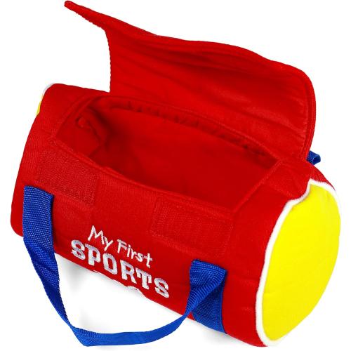 Baby GUND My First Sports Bag Stuffed Plush Playset, Baby Gift Toys for Boys and Girls Ages 1 & Up, 5 Piece, 8