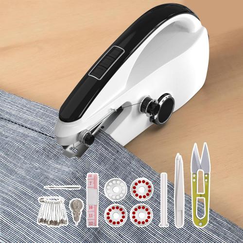 Handheld Sewing Machine, Portable, Mini Sewing Machine, Easy to Use, Fast Sewing Speed, Suitable for Sewing Clothes, Fabric, DIY Home Machine for Beginners.(Pink)