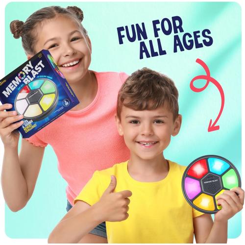 Memory Game for Kids - Easter Basket Stuffers for Boys & Girls - 6 7 8 9 10 11 Year Old Boy Birthday Gifts - Toys for 10 Year Old Boy - Handheld Car Travel Road Kids Game for Ages 4-8, 6-8, 8-12 Years