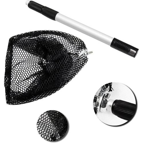 Golf Ball Pick-Up Table Tennis Ball Picker Tennis Cage Retrieve Scalable Picker Extendable Pickup Net Retrievers