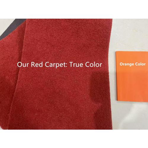 450GSM Thick Dark Red Carpet Runner, 3x10 FT Event Carpet,with TPR Rubber Non-Slip Backing for Wedding, Party, Indoor & Outdoor Use