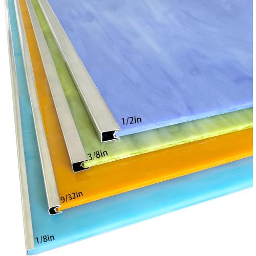 1/8 U Zinc Came for Stained Glass Works Framing, 72ft U Channel Zinc Came (3ft x 24)