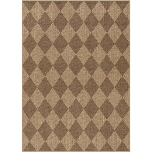 Size Large Color Brown Lahome Checkered Easy Jute Indoor Outdoor Rug,  Area Rugs for Living Room Nature Large Dining Room Carpet, Washable Non Slip Indoor Outdoor Carpet for Home Office Bedroom Backyard Patio