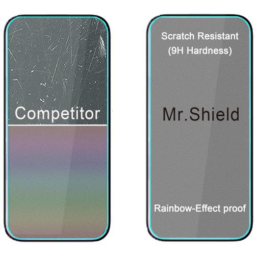 Mr.Shield Screen Protector compatible with iPhone 17 Pro Max [6.9 Inch] [Tempered Glass] [3-PACK] [Japan Glass with 9H Hardness]