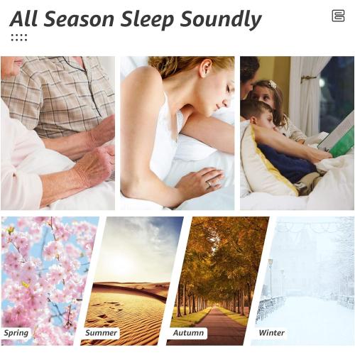 Comforter, All Season Down Alternative Duvet Insert, Winter Warm Quilted Bed Comforter,Machine Washable, Dark Grey,