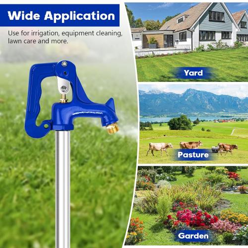 3.25FT Frost Proof Yard Hydrant-Heavy Duty Outdoor Frost Free Water Hydrant | 3/4 Pipe Connection, Total Length 3.25ft,12’’Bury Depth, Freezeless Proof Hydrant for Yard, Garden, Pasture Irrigation